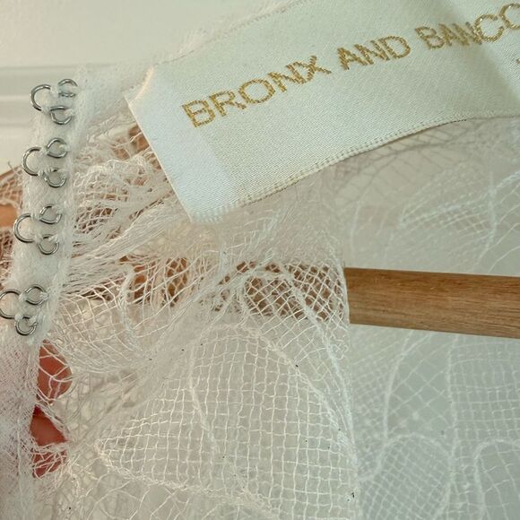 NWOT Maraya Arabella Lace Mini Dress in White
Bronx and Banco - Picture 9 of 16